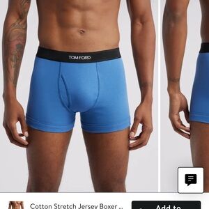 Tom Ford Men's Blue Underwear